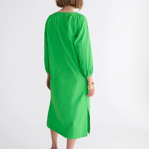 NWT J. Crew Poplin Dress XS - Picture 4 of 8